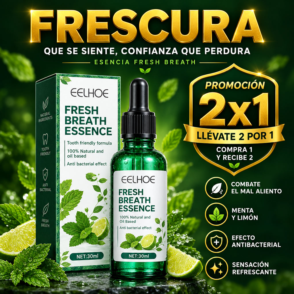 Fresh Breath Essence 2x1 – Gotas para Aliento Fresco al Instante
