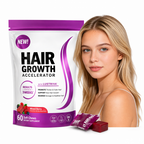 Hair Growth Accelerator – Gomitas para un Cabello Más Fuerte y con Volumen (60 und)